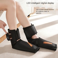 Masseur électrique pour les pieds et les chevilles avec compression par airbag, pétrissage et fonctions chauffantes pour soulager la douleur