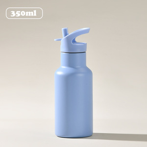 Customized Logo 12oz 350ml Inner 316 Stainless Steel Vacuum Cup Portable Nozzle Flask With Handle Lids - Product Image 6