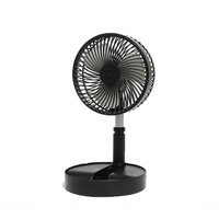 Ventilateur télescopique pliable rechargeable par USB, mini ventilateur sur pied à télécommande, vente chaude, pour camping en plein air, voiture, camping-car, batterie