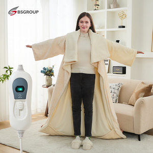 Professionele verwarmde flanellen deken met regelbare temperatuur, 3 warmte-instellingen, wasbaar, voor thuisgebruik in de winter. - Product Image 2