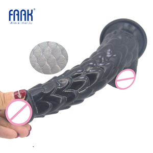 Dildo en silicone à l'échelle de dragon de 19 cm de long, peau de serpent, écailles de <span class=keywords><strong>poisson</strong></span>, massage prostatique, dildo à l'échelle de dragon à vendre - Product Image 2