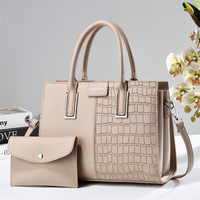 Ensemble de sacs à main 2-en-1 de luxe personnalisés pour femmes, design uni, grande taille, mignons, à marque privée, prix bas, vente en gros
