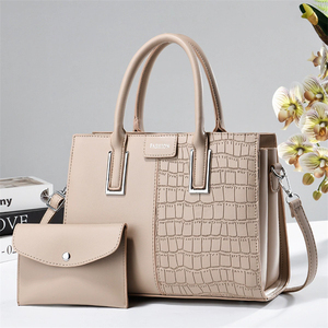 Set di Borse da Donna 2 in 1 di Lusso, Design Semplice, Etichetta Privata, Prezzo Conveniente, Vendita all'Ingrosso - Product Image 3