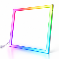 Lampu Panel LED Recessed yang Dapat Disesuaikan, Diredupkan, dan Berubah Warna dengan Pilihan 3000K/4000K/6500K, Lampu Plafon Grid
