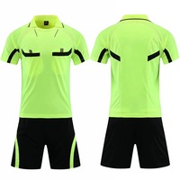 Nouvelle arrivée Football Juge Uniformes Arbitre Vêtements Football Arbitre Maillots Kit Football Jersey