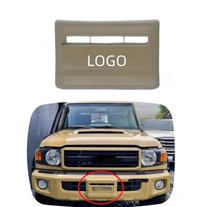 Accessori Auto YBJ 2024, Copertura Verricello <span class=keywords><strong>Beige</strong></span> FJ79, Paraurti Anteriore e Copertura Gancio Traino <span class=keywords><strong>Beige</strong></span> 2007-2021 per LC79 - Product Image 1