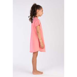 Girls' Oval Tunic Dress Short-Sleeve with Collar Size <b>Range</b> 3-4/9-10 - Product Image 2