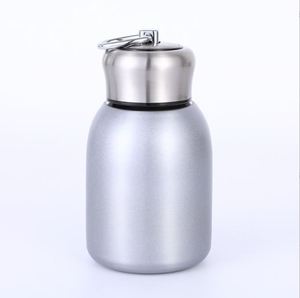 Bouteille d'eau portable en acier inoxydable de haute qualité avec couvercle rabattable verrouillable, poignée de levage et corde - Product Image 3