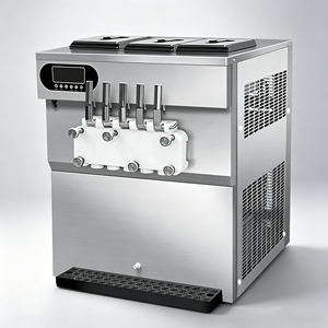 Máquina de Helado Suave de Cinco Cabezas para Tiendas de Té con Leche, Ahorradora de Energía, Equipo para Helados - Product Image 1