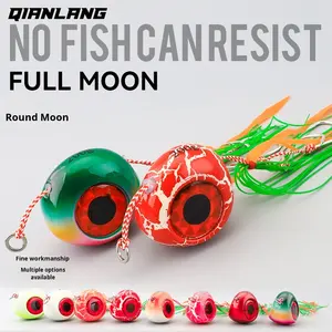 Deslizador de Metal Artificial impreso OEM 60G-400G Kabura Inchiku Jig luminoso señuelo lento hoja de pesca cromo <span class=keywords><strong>calamar</strong></span> falda luminosa - Product Image 5