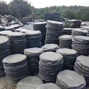 Plaque de pierre noire 60x60 Carrelage en ardoise pour sol extérieur Jardin - Product Image 2