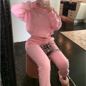 Pantaloncini da ginnastica <span class=keywords><strong>con</strong></span> Logo personalizzato da <span class=keywords><strong>donna</strong></span> <span class=keywords><strong>pantaloni</strong></span> sportivi in spugna francese <span class=keywords><strong>con</strong></span> cintura elastica <span class=keywords><strong>tuta</strong></span> sportiva Casual - Product Image 5