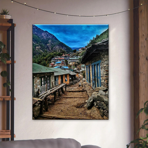 Pinturas en Lienzo Impresas de Decoración para el Hogar y Hoteles en la Aldea de <span class=keywords><strong>Monjo</strong></span>, Nepal. - Product Image 2