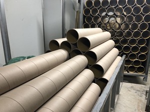 Tubo de cartón kraft sólido de grado industrial para caja de regalo, control de humedad, base laminada, embalaje de tubo rígido - Product Image 5