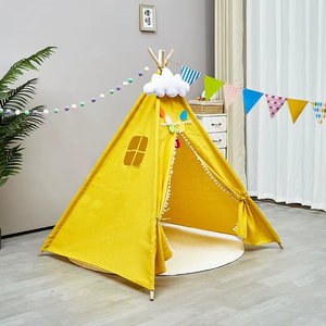 Tente de jeu pour enfants en tissu Oxford de haute qualité, vente en gros d'usine, pour l'été, usage simple couche, plage et fêtes intérieures - Product Image 2
