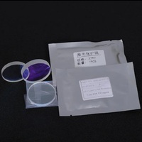 Verre optique industriel en gros avec revêtement antireflet, diamètre personnalisable, lentille de protection pour réflecteur laser, lentilles 505