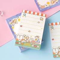 Útiles escolares de alta calidad al por mayor Kawaii Cute Cartoon Printing Cute Memopad para el plan diario