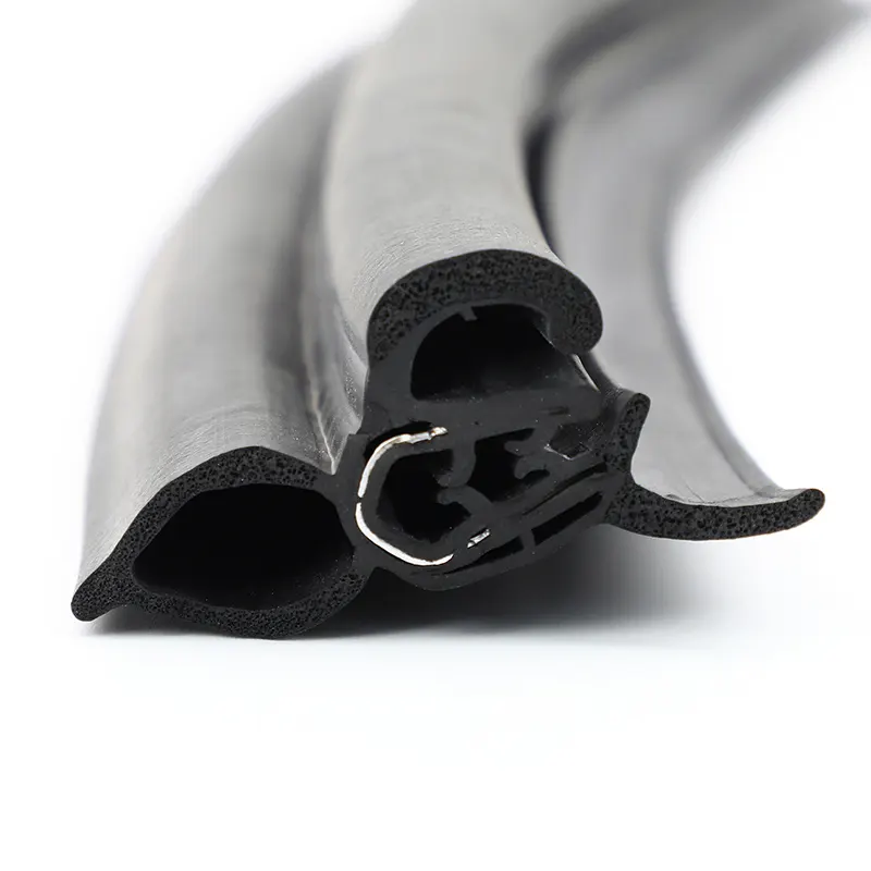 Resistenza al calore su misura sigillo in gomma EPDM PVC TPE OEM e ODM striscia di tenuta per porta impermeabile in lega di alluminio