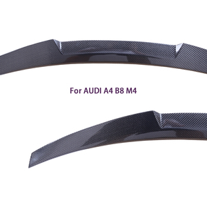 For B8 Sedan M4 Style Carbon Fiber Rear Spoiler Trunk Wing 2008-2011 - Product Image 3