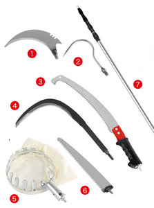 Xách tay thép không gỉ hai mục đích cao độ cao Kính thiên văn cắt tỉa Shears cao/Chi nhánh Saw mở rộng trái cây chọn cực - Product Image 3