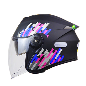 Được xây dựng trong <span class=keywords><strong>bluetooth</strong></span> chất lượng cao unisex nửa mặt xe máy Mũ bảo hiểm cho người lớn hiện đại ABS Thiết kế điều kiện mới - Product Image 4