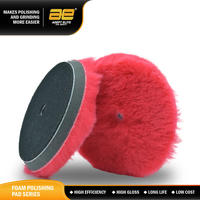 Tampon de polissage et de lustrage pour voiture OEM Ae AE562 DA en laine 100% naturelle 130mm/6" haute efficacité, qualité de coupe durable pour le detailing automobile