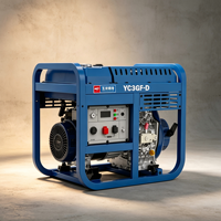 Générateur diesel portable Yuchai 3 kW, puissance nominale 2,8 kW, monophasé, pour la maison