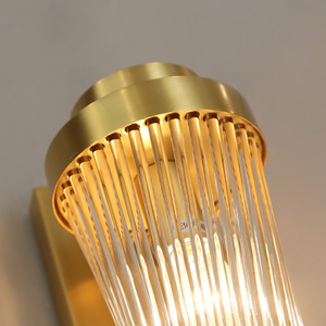 <span class=keywords><strong>Applique</strong></span> murale en verre transparent de luxe longue couloir doré <span class=keywords><strong>applique</strong></span> murale led - Product Image 6