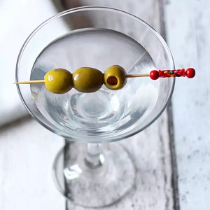 En gros Jetable de Cocktail En Bambou <span class=keywords><strong>Brochettes</strong></span> de Fruits Pics Pour La Fête De Noël - Product Image 6