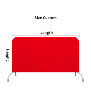 Bannière de barrière en maille personnalisée FEAMONT pour le contrôle des foules et la promotion d'événements - Housse de clôture en PVC respirant avec œillets - Product Image 2