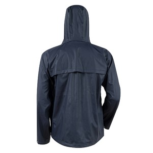 <span class=keywords><strong>Chaqueta</strong></span> <span class=keywords><strong>Impermeable</strong></span> Unisex para Adultos OEM de PU - Exterior 100% Poliéster 200 GSM, Diseño Serigrafiado, Costuras Soldadas, Cierre con Cordón - Product Image 4