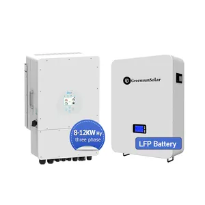 德业混合逆变器8kw 10kw 12kw三相通断并网太阳能逆变器国际版