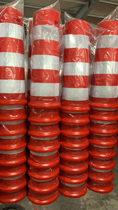 ROADSAFE Original con Luz LED de Advertencia Roja, <span class=keywords><strong>Barrera</strong></span> Delimitadora de Tráfico Flexible y Removible, Tambor de Tráfico, Poste, Delineador - Product Image 6