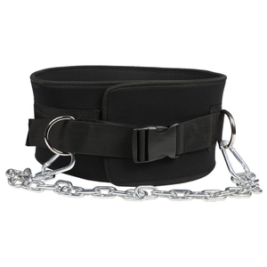 केएसवाई वेट लिफ्टिंग वेटेड बेल्ट पुल-अप डिप बेल्ट स्टील चेन जिम फिटनेस एक्सरसाइज वेटेड बेल्ट के साथ - Product Image 2