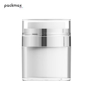 PMMA 15-100g Cylinder Shape Airless <b>Pump</b> Cream Jar Refillable Lotion <b>Dispenser</b> Portable Luxury Skincare <b>Bottle</b> - Product Image 5