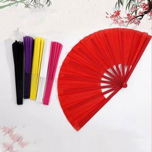 DIY Craft Handle Blanks Folding Clack Fans 13-Inch 33CM Plastic+Fabric Handmade Custom Logo Christmas Popping Painted - Product Image 4