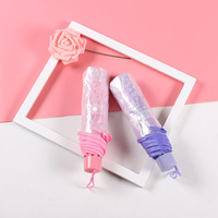 Parapluie de pluie transparent semi-automatique OEM à 8 baleines, 97 cm de diamètre, pour femmes adultes, voyages d'affaires