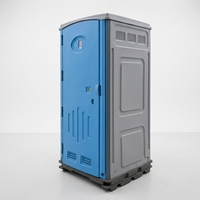 Toilette portable d'extérieur, toilette de camping avec pompe de chasse d'eau, toilette de voyage pliable pour camping-car