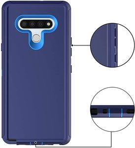 Ốp Lưng Bảo Vệ Cho LG Stylo <span class=keywords><strong>6</strong></span> / Stylo <span class=keywords><strong>5</strong></span> Vỏ Giáp Gồ Ghề Hạng Nặng Chống Sốc 3 Trong 1 Bảo Vệ Toàn Thân Vỏ Điện Thoại - Product Image 2