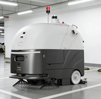 Balayeuse électrique intelligente sans conducteur, entièrement automatique, avec moteur de nettoyage, fonctionnement sécurisé 24h/24 et recharge automatique de l'eau
