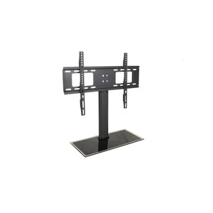 Giá rẻ giá Tempered Glass cơ sở TV Bracket núi màn hình phẳng LCD <span class=keywords><strong>Monitor</strong></span> cơ sở TV Bàn đứng - Product Image 2