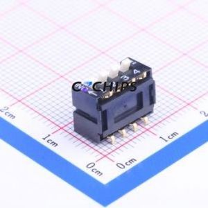 CFP-0402MB DIP Switch SMD Switch Piano Key Single Pole Single Throw 4 2.54mm - Product Image 1