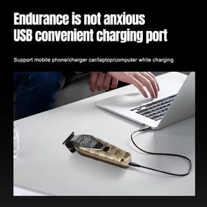 रेसुशी 1991 इलेक्ट्रिक कॉर्लेस हेयर ट्रिमर रिचार्जेबल पेशेवर बारबर हेयर कट विवरण ट्रिमर पेशेवर बाल - Product Image 3