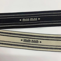 CQ Personnalisé Jacquard Rayé Sport Soutien-Gorge Bande Haute Ténacité Élastique Sous-Vêtements Sangle avec Chevrons Ceinture pour Sacs