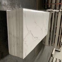 Panneau mural artificiel en PVC à texture dorée imperméable pour décoration murale intérieure
