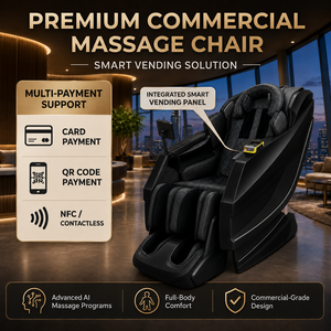 Silla de Masaje Operada con Tarjeta de Crédito, Silla de Masaje con Monedas, Silla de Masaje Corporal Completo con Sistema de Pago - Product Image 1