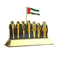 Vente en gros de cadeaux d'affaires, Base de cristal arabe, trophée de Plaque métallique aux émirats arabes unis