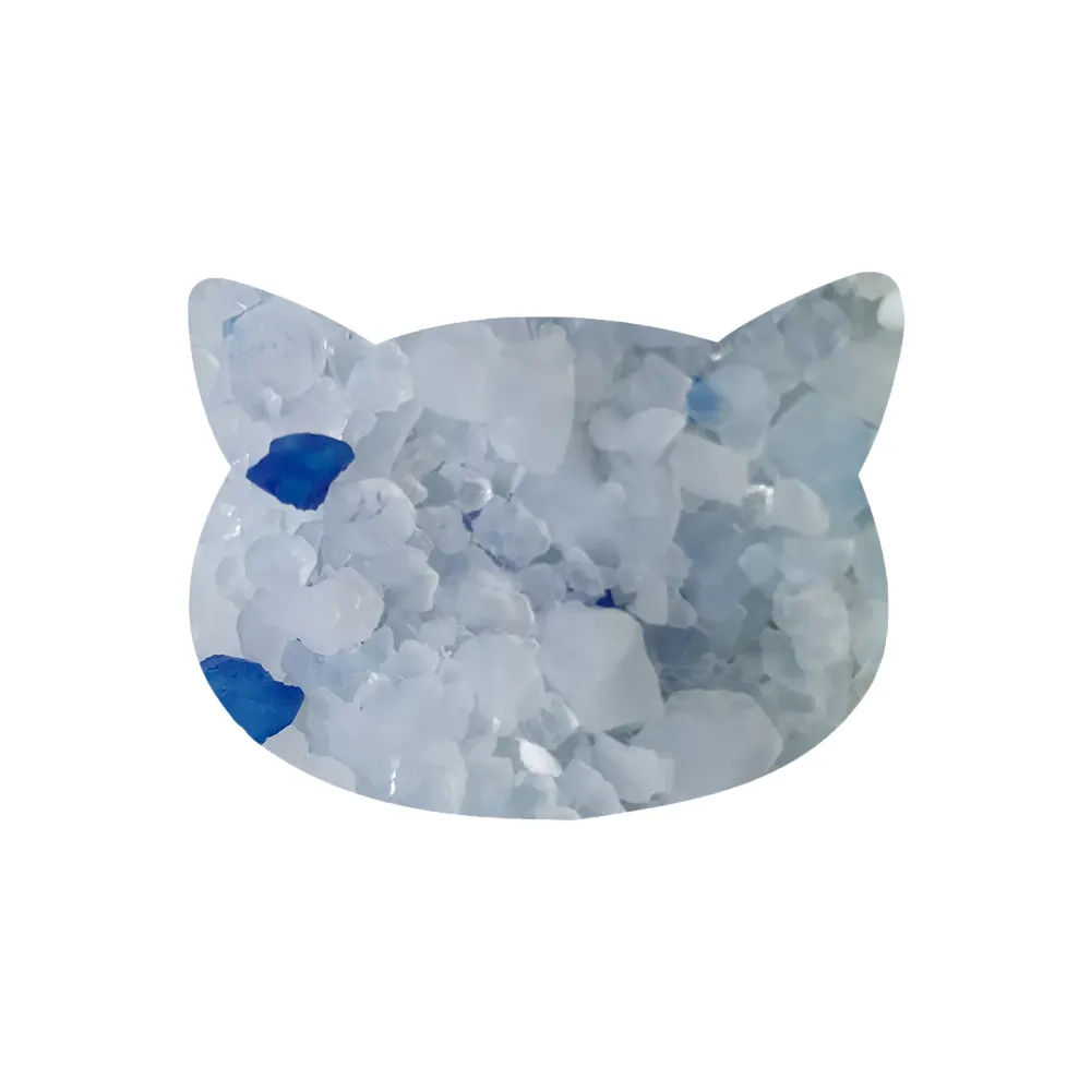 Gel di silice bianco per la pulizia della toilette del gatto lettiera per gatti in cristallo sabbia per gattini in Silicone