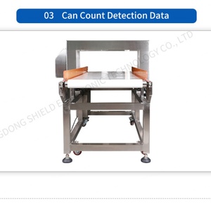 Détecteur de métaux industriel à bande transporteuse JINDUN JD-602 Haute sensibilité Détection alimentaire Acier inoxydable 304 Écran tactile 7 pouces - Product Image 3