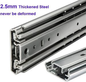 Full Extension 76mm Width 19.2mm Thickness 225KG/500lb Max Load <strong>Heavy</strong>-<strong>Duty</strong> <strong>Drawer</strong> <strong>Slide</strong> Rails With Lock for RV Tools - Product Image 5